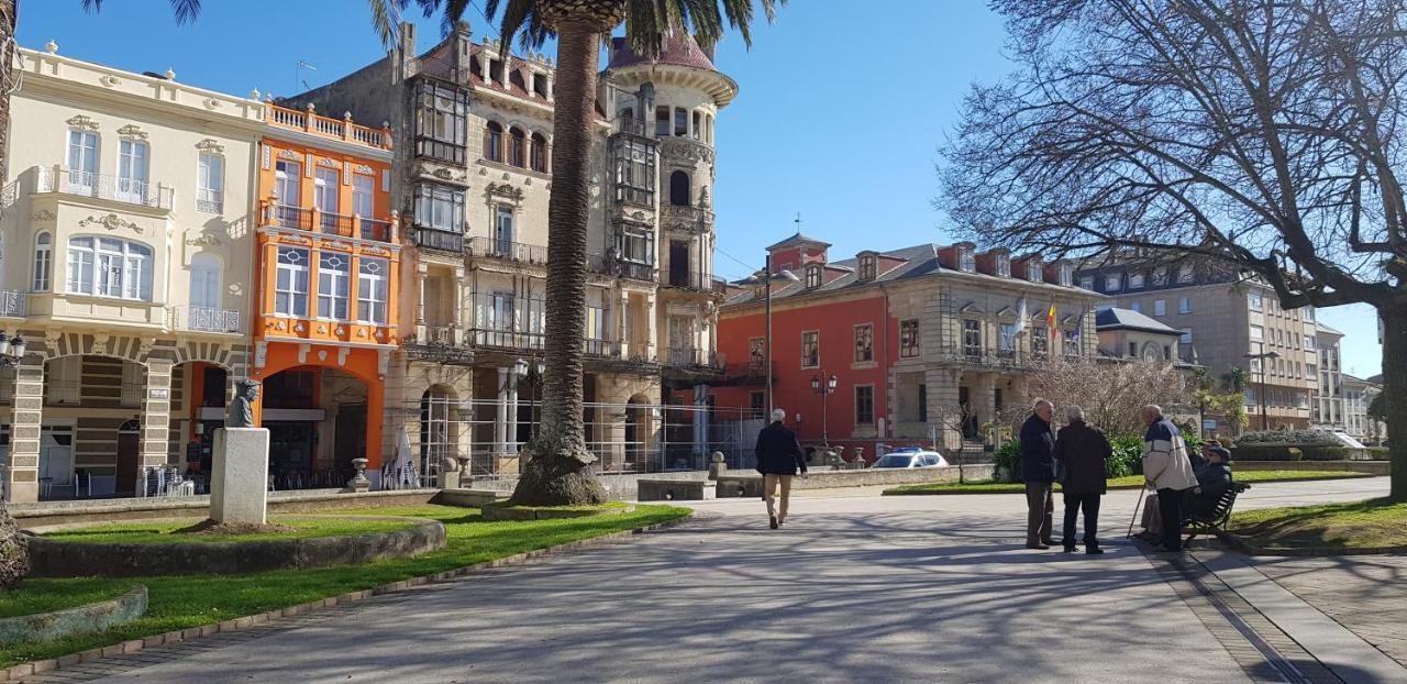 Hostal Ponte Dos Santos Ribadeo Dış mekan fotoğraf