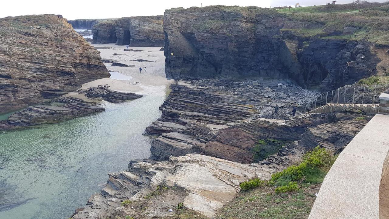 Hostal Ponte Dos Santos Ribadeo Dış mekan fotoğraf