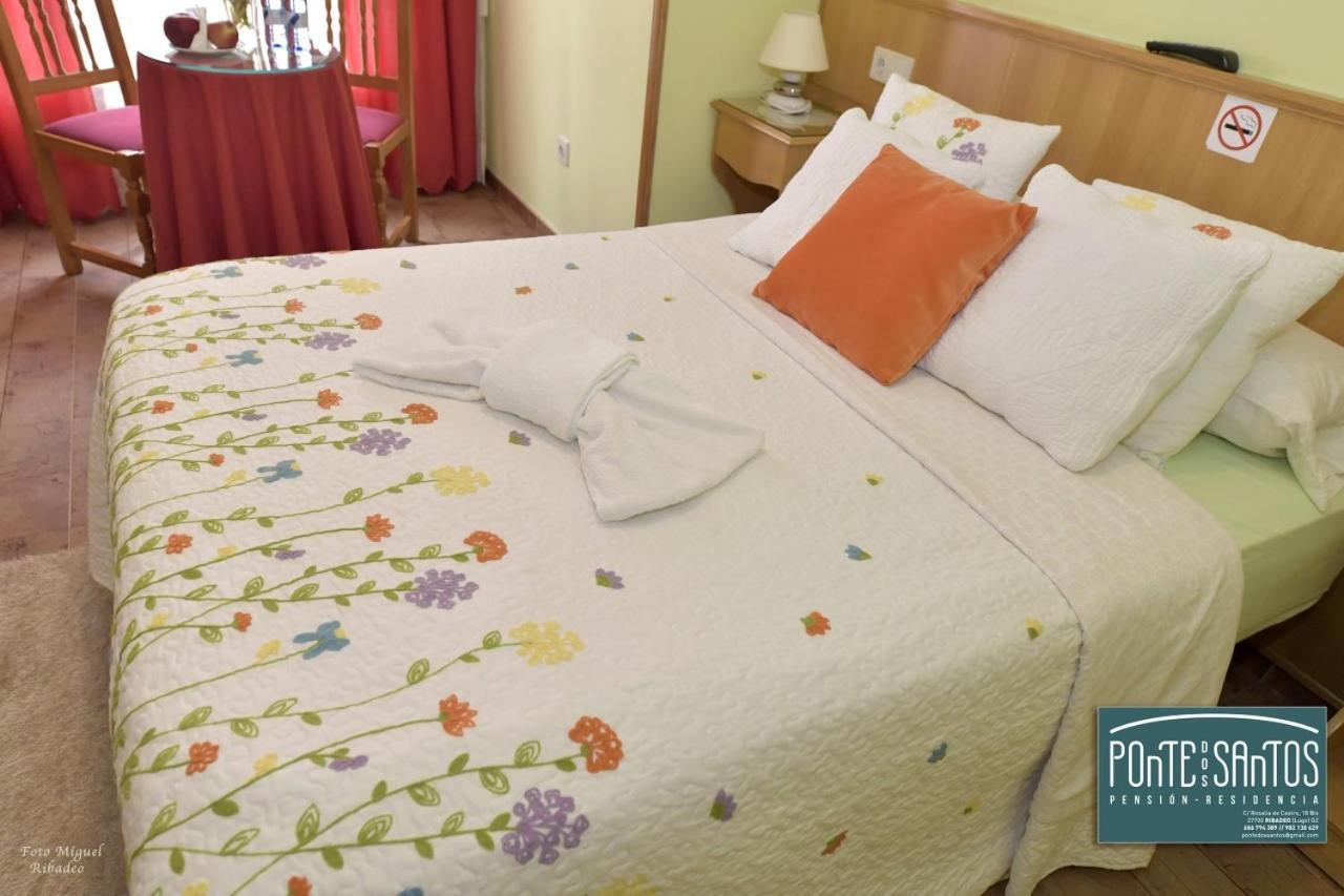 Hostal Ponte Dos Santos Ribadeo Dış mekan fotoğraf