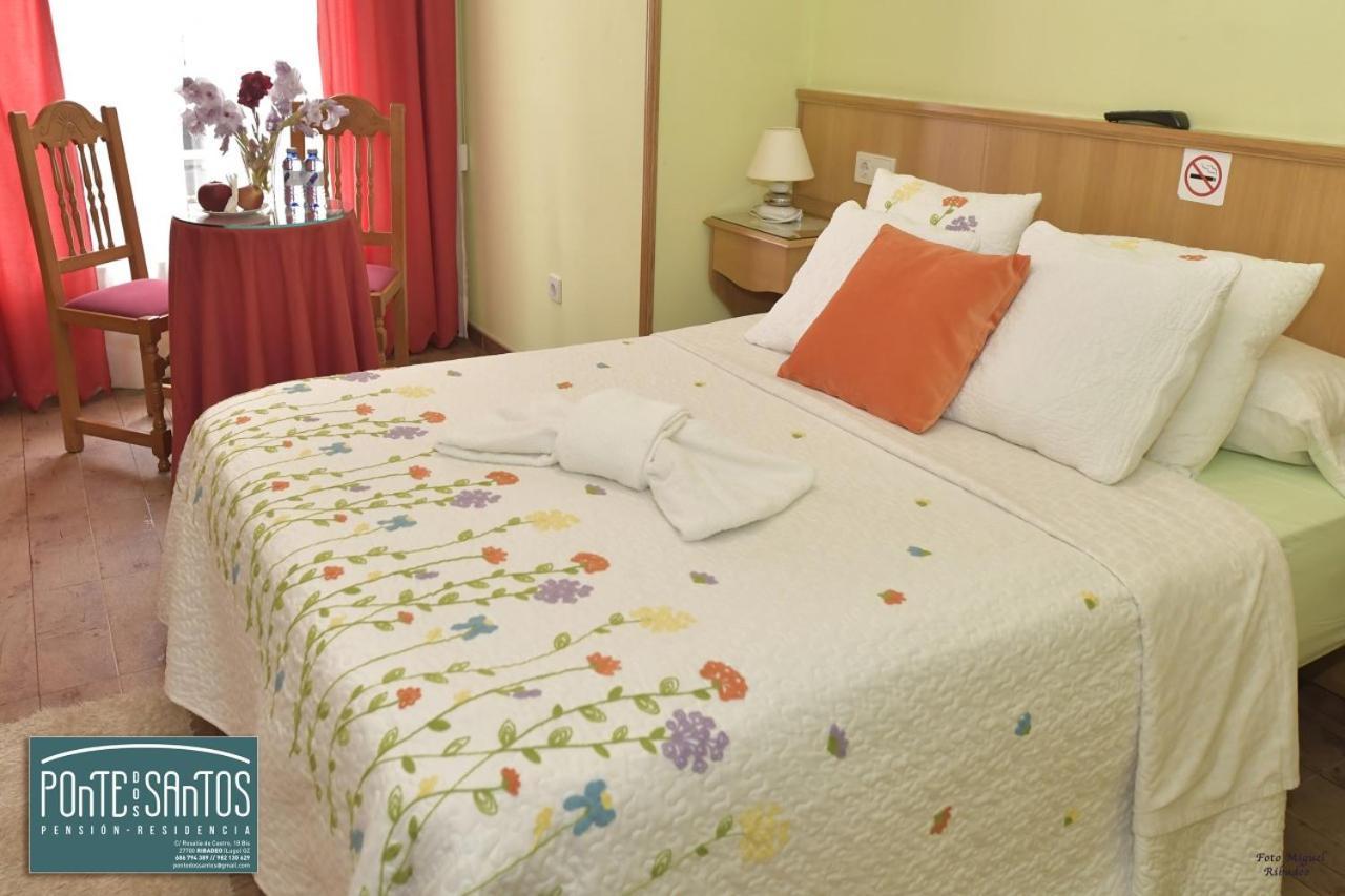 Hostal Ponte Dos Santos Ribadeo Dış mekan fotoğraf