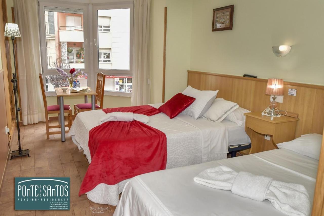 Hostal Ponte Dos Santos Ribadeo Dış mekan fotoğraf
